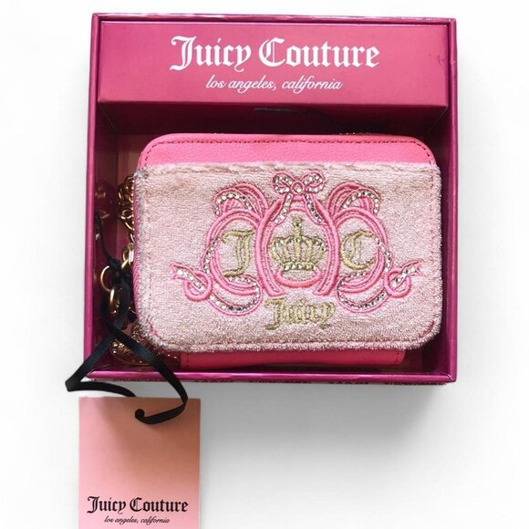 Juicy Couture Lovers Club Zip Wallet - Picture 1 of 7